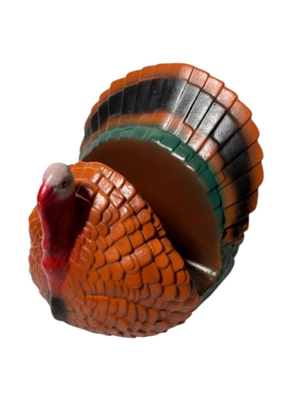 Vintage Ceramic Turkey Napkin Holder - Cresteramics. Canada